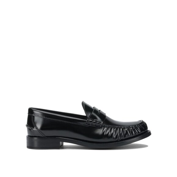 Prada Shoes - Prada Brushed Leather Loafers IT 37.5 Women